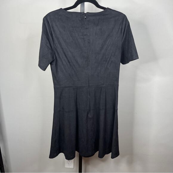 Cece by Cynthia Steffe Black Vegan Suede Little Black Dress, Size Med, NWOT. - Picture 9 of 9